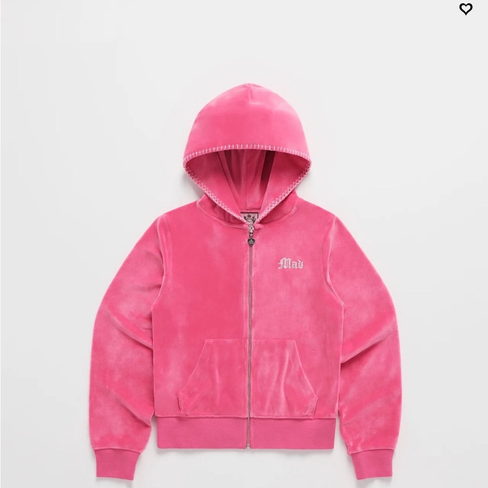 Madhappy and Juicy Couture Pink Velour Women's Hoodie